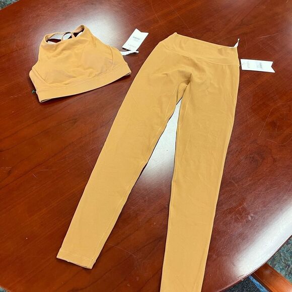 Stori. Endurance Bra & Pro con Tights Leggings Set in Umber sz 4 NWT - Picture 1 of 8